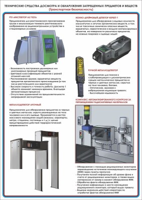 Технические средства досмотра и обнаружения запрещенных предметов и веществ